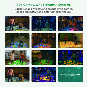 Kit de Juego de Proyección Interactiva para Piso, Sistema de Juego con Sensor de Movimiento para Áreas de Juego y Centros de Entretenimiento Interiores – INEK00006 - Product Image 4