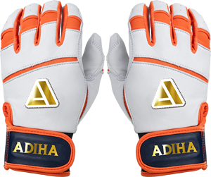 Gants de frappeur de baseball en cuir de qualité supérieure, antidérapants, avec fermeture auto-agrippante, ajustement standard, service OEM personnalisable - Product Image 1