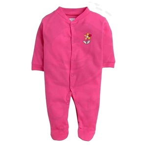 Vente en gros Conception personnalisée Barboteuse en bambou pour bébés garçons et filles Manches longues Vêtements en coton blanc pour bébés Fabrication de barboteuses pour bébés - Product Image 1