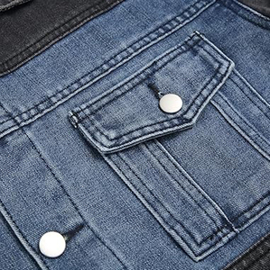 Chaquetas Vaqueras Casuales a la Moda para Hombre y Mujer - Cuello Alto, Reversibles, Impermeables y Transpirables para Uso Diario - Product Image 6