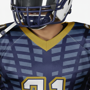 Uniformes completos de fútbol americano para jóvenes, talla grande, poliéster, acolchado con absorción de impactos, uniforme de fútbol americano - Product Image 2