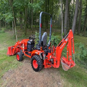 รถแทรกเตอร์ขนาดเล็กคุณภาพสูงรุ่น Kubota BX23X พร้อมเครื่องยนต์ดีเซลที่เชื่อถือได้  พร้อมอุปกรณ์ตักดินและรถขุดหลังรถ  พร้อมห้องโดยสารที่สะดวกสบาย - Product Image 4