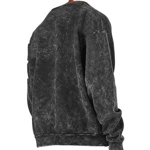 Sweat-shirt personnalisé à col rond, design tendance 2026, fabrication OEM sur mesure, sweat-shirt pour homme, lavage à l'acide, sweat-shirt à capuche 2026 - Product Image 5