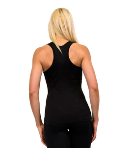 Ribbed Tank <b>Top</b> Sleeveless Scoop Neck Fitted Knit Yoga Active Wear Breathable Stretch Custom Oem Wholesale Manufacturer - Product Image 3