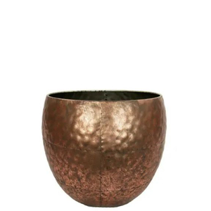 New Arrival Oval Shape Brass Metal Planter Copper Finished for Home <b>Patio</b> Balcony Decorative Flower Planters Garden Supplies - Product Image 5