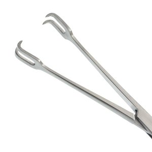 เครื่องมือผ่าตัดจับมดลูกแบบตรง ทำจากเหล็กกล้าไร้สนิม ยี่ห้อ Schroeder Vulsellum Forceps ขนาด 9 1/2 นิ้ว สำหรับนรีเวชวิทยา - Product Image 4