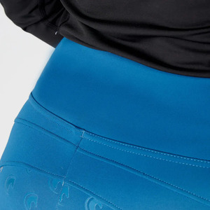 Leggings de yoga rouges taille haute longueur intégrale, sans coutures, extensibles dans les quatre sens, avec taille élastique - Product Image 5