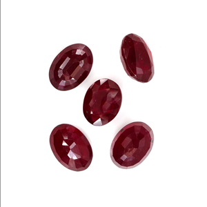 Rubis naturels de Bangkok, ovales calibrés 12x16mm, pierres précieuses facettées naturelles, prêtes à l'emploi pour la création de bijoux - Product Image 3