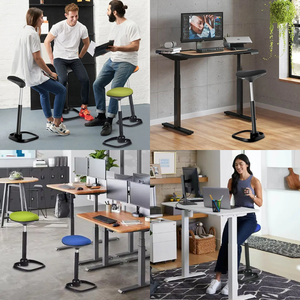 Tabourets de bar pivotants pour salle à manger et cuisine - Product Image 5