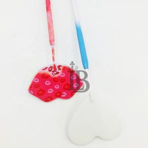 Miroirs pour cils en gros, très demandés, miroirs pour cils en forme de lèvres rouges, miroirs pour extensions de cils en acier inoxydable, miroirs pour extensions de cils tendance en forme de cœur, offres avec logo - Product Image 3