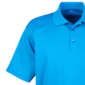 Camisa Polo para Hombre con Logotipo Bordado, Azul Claro, Manga Corta, Cuello Clásico, Mezcla de Algodón, Informal, para Negocios, Golf, Uniforme, Ropa Deportiva - Product Image 6