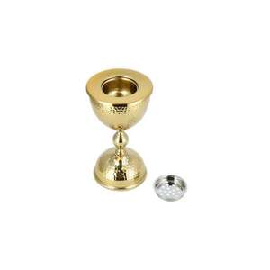 Brûleur à Bakhoor de qualité supérieure, moderne et écologique, en métal martelé, porte-encens, décoration d'intérieur, diffuseur d'aromathérapie - Product Image 1