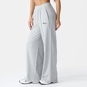 กางเกงวอร์มขาบานทรงหลวมสำหรับผู้หญิงแบบพรีเมียมสั่งทำพิเศษ – กางเกงกีฬาลำลองทรง Y2K ไซส์ใหญ่พิเศษ 3XL ขั้นต่ำในการสั่งซื้อน้อย - Product Image 1