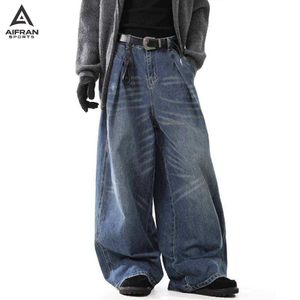 Jeans Bootcut pour Hommes Aifran Sports, Denim Stretch, Jambes Évasées, Pantalon Classique Casual, Fabricant OEM - Product Image 3