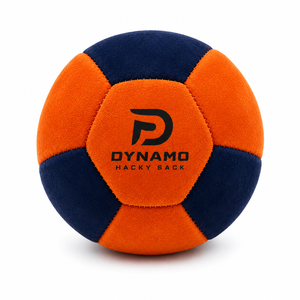 Factory Direct Custom Logo <b>Hacky</b> <b>Sack</b> | 6 Panel PU Suede Footbag | Promotional Kick Bag for Freestyle, School Activities, Team - Product Image 1