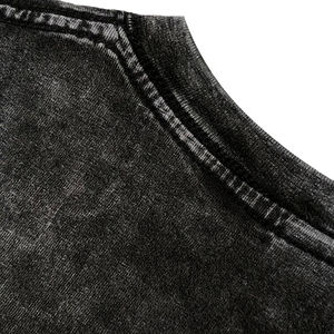 T-shirts surdimensionnés 100 % coton personnalisés en usine avec transferts DTF, respirants, pour hommes, vente en gros, prêts à être expédiés - Product Image 4