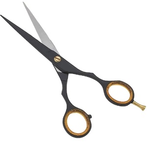 Tijeras de Peluquería Profesionales de Acero Inoxidable con Punta Afilada, Mango Largo de Plástico para Diestros, para Uso en Salón - Product Image 3