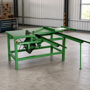 Sierra de mesa FH-1431E con capacidad de corte de 3 pulgadas 0 ° -45 °   Máquina para Trabajar la Madera con Ajuste de Bisel, Alto Nivel de Seguridad, 380V, Estilo Horizontal - Product Image 1