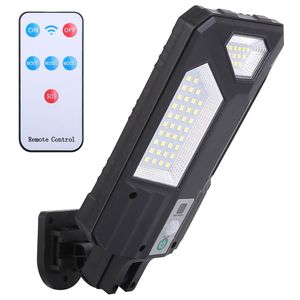 Lampe murale solaire extérieure à 87 LED avec capteur de mouvement PIR, télécommande, étanche IP45, lampes sans fil pour l'éclairage avant du garage - Product Image 2