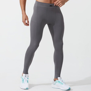 Leggings de sport pour hommes, coupe slim, respirants, taille élastique, longueur intégrale, personnalisables, nouvelle collection, prix bas, haute qualité - Product Image 4