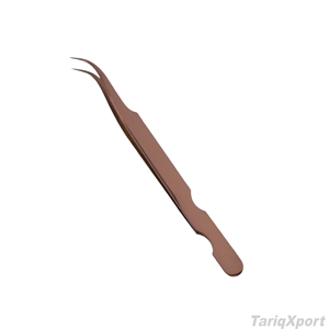 Pinzas Profesionales para Extensión de Pestañas de Acero Inoxidable, Antimagnéticas, con Mango Cómodo, Logotipo Personalizado, Uso en Salón - Product Image 2