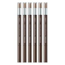 The Saem Eco Soul Dual Brow 6 Count - Set Scontato 2 in 1 Matita e Polvere Marrone Scuro - Product Image 1