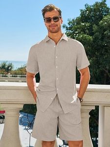 Men Summer <b>Knitted</b> Embroidered 100% Cotton Quick Dry Short Sleeve Custom Logo Joggers Suits <b>Set</b> Shirt and Short <b>Set</b> - Product Image 6