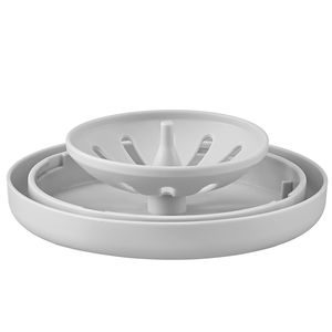 Portascopino per WC con manico in PP, compatto e comodo, montaggio a parete, per una pulizia profonda - Product Image 5