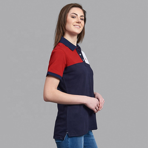 เสื้อกอล์ฟโลโก้แบบกำหนดเองสำหรับผู้หญิง ระบายอากาศได้ดี ทรงเข้ารูป ใส่สบายสำหรับฤดูร้อน คุณภาพสูง ราคาประหยัด - Product Image 4