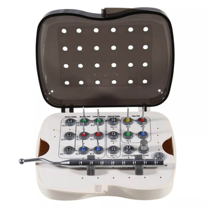 DIVIED INTERNATIONAL Dental Surgical Instrument Set Manual Hand Tools Multiple <b>Drill</b> Bits <b>Guides</b> Silver CE Certified Class II - Product Image 4