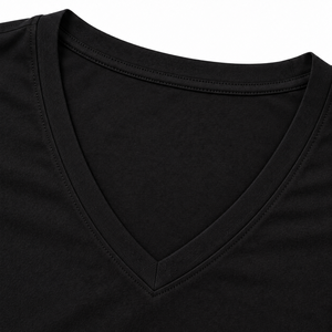 <b>Women</b> <b>Black</b> V Neck T <b>Shirt</b> Slim Fit Short Sleeve Stretch Cotton Tee Regular Fit Casual Solid Color All Seasons Wear T <b>Shirts</b> - Product Image 5