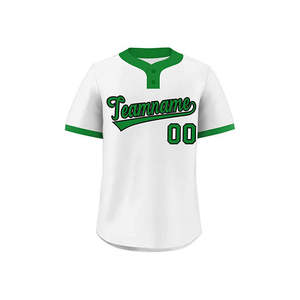Customized <b>Baseball</b> Jersey Sublimated Button Up Sportswear High Quality Lightweight Activewear Training Shirts - Product Image 3