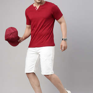 T-shirts pour hommes de haute qualité, personnalisés, à manches longues, pour l'entraînement, col rond, ourlet incurvé, motif uni, 180 grammes, en molleton 100% coton - Product Image 2