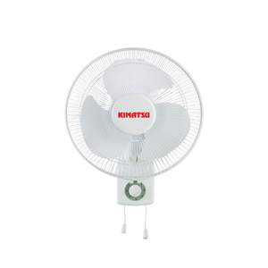 Ventilador de Pared Eléctrico de Plástico KIMATSU con 3 Aspas para Uso en Exteriores y Comercial (300x400mm) - Product Image 1