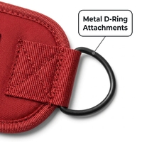 Sangle de cheville pour haltérophilie et machines d'exercice – Néoprène durable, sangle en nylon, anneau en D métallique, fermeture auto-agrippante réglable, protection