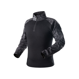 Camisetas Tácticas de Cuello Redondo, Elásticas, Ripstop, para Caza Gen 2, Camisetas de Nailon, Uniformes Estilo Frog - Product Image 5