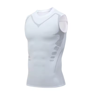<b>Men</b>’s Sleeveless Sports <b>Vest</b> <b>Compression</b> Tank Top Fitness Running Gym Workout Shirt - Product Image 5