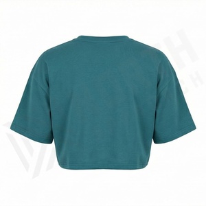 เสื้อครอปท็อปผู้หญิง ดีไซน์ล่าสุด ผ้าโพลีเอสเตอร์ผสมคอตตอน สวมใส่สบาย พรีเมียม รับสกรีนโลโก้ เสื้อครอปออกกำลังกาย แฟชั่นทันสมัย - Product Image 2