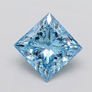Diamante CVD Cultivado en Laboratorio para Joyería, Anillo de Compromiso de Lujo, 2.50 Ct, Corte Princesa, VVS, Corte Excelente, Certificado IGI - Product Image 1