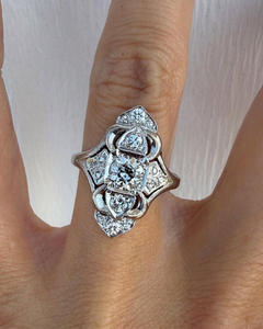 Arin /18K/14K ทองพร้อมใบรับรอง GIA/IGI เพชรธรรมชาติทันสมัยหรือออกแบบเองด้วยแหวนเพชร MOQ ต่ำ - Product Image 2