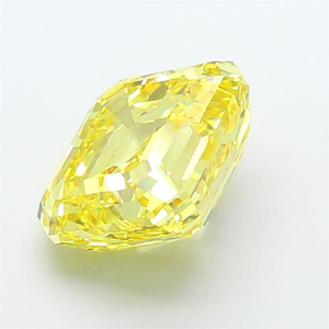 Fancy Yellow <b>Emerald</b> Cut Natural Diamond for Jewelry Making - Product Image 5