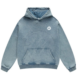 Vêtements décontractés, sweats à capuche personnalisés, sweats à capuche en tissu délavé, sweats à capuche en tissu délavé de haute qualité pour adultes - Product Image 1