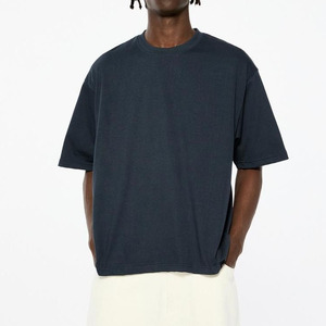 เสื้อยืดผู้ชายแบบสั่งทำพิเศษ เนื้อผ้าหนา 100% คอตตอน ทรงบ็อกซี่ ไหล่ตก ผ้าไม่ยับ แห้งเร็ว คุณภาพสูง - Product Image 4