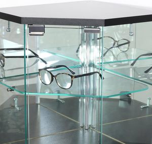 Gabinetes de curiosidades con estantes ajustables, caja de exhibición de vidrio con iluminación LED para el hogar, Hotel, Villa, decoración de sala de estar - Product Image 5