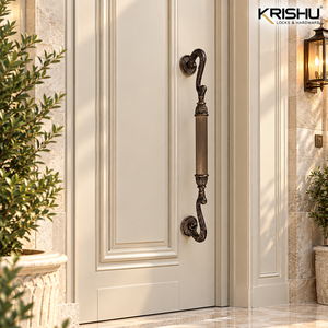 Main <b>Door</b> Handle HERITAGE Design With Matte Antique Finish <b>For</b> Residential Entrance <b>Doors</b> Interior And Architectural Hardware - Product Image 1