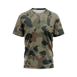 T-shirt à manches courtes pour homme RICSA INTERNATIONAL, 100% coton respirant, vêtements de chasse d'hiver pour adultes, imprimé par sublimation - Product Image 5