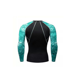 Camiseta Deportiva de Manga Larga Solid Trader de Diseño Avanzado, Elástica en Cuatro Direcciones, Transpirable, Protectora, Ropa Deportiva Activa, Rash Guard - Product Image 3