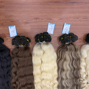 Extensiones de Cabello Natural con Punta en U, Queratina, Cabello Humano Remy Vietnamita, Doble Trama, Puntas Gruesas, Cutícula Completa, Venta al por Mayor de Fábrica - Product Image 3