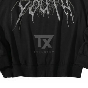 Best Price Winter Men's <b>Rhinestone</b> <b>Hoodies</b> 100% Cotton Zipper-Up Breathable & Quick Dry Low MOQ Made in Pakistan - Product Image 3
