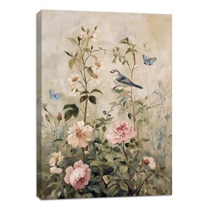 Handcrafted Mango Wood Botanical Wall <b>Tapestry</b> <b>Frame</b> - Wholesale Decor - Product Image 5
